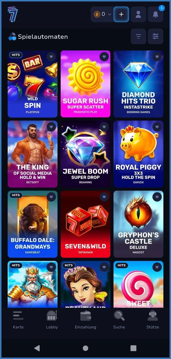 Profitieren Sie von der großen Spielautomaten-Vielfalt bei 7BitCasino